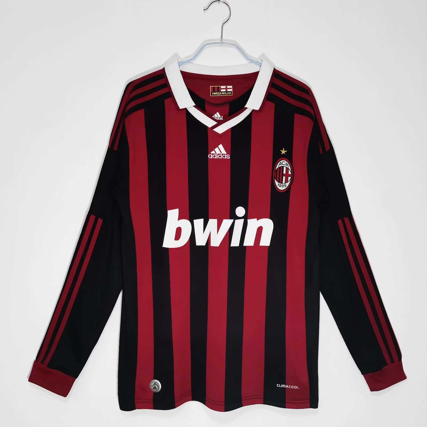 AC Milan 2009-2010 Home Long Sleeved