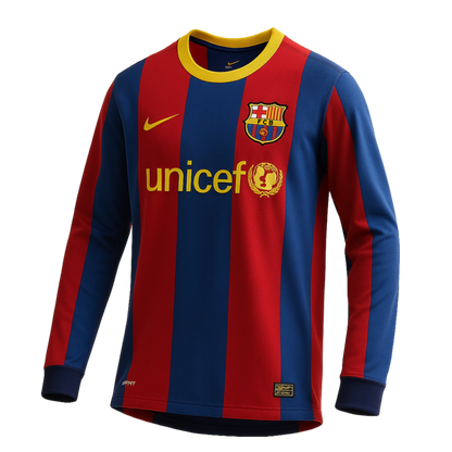 Barcelone 2010-2011 Home Long Sleeved