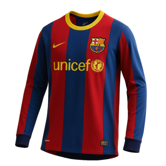 Barcelone 2010-2011 Home Long Sleeved