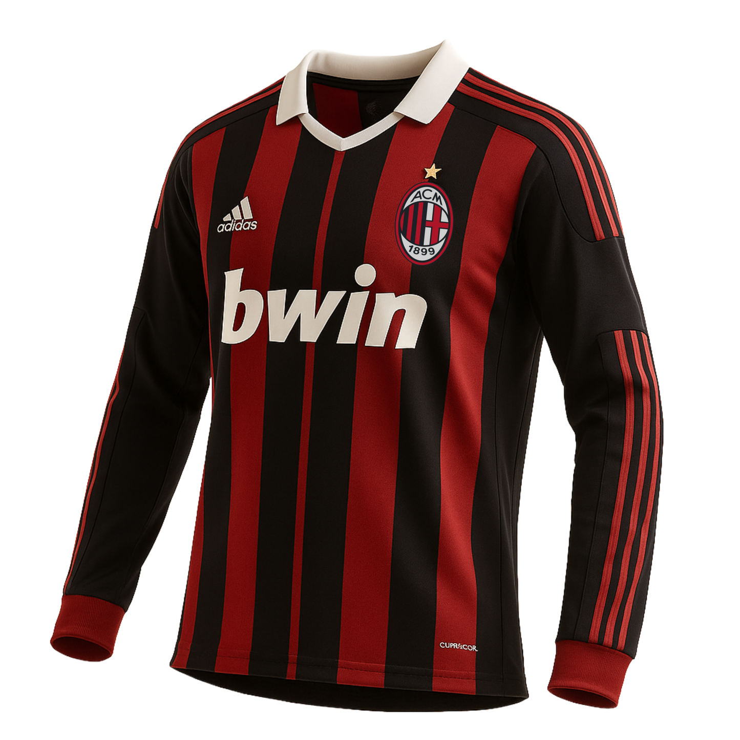 AC Milan 2009-2010 Home Long Sleeved