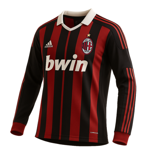 AC Milan 2009-2010 Home Long Sleeved