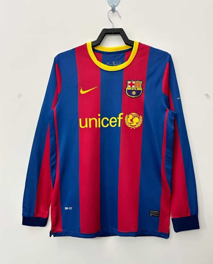 Barcelone 2010-2011 Home Long Sleeved