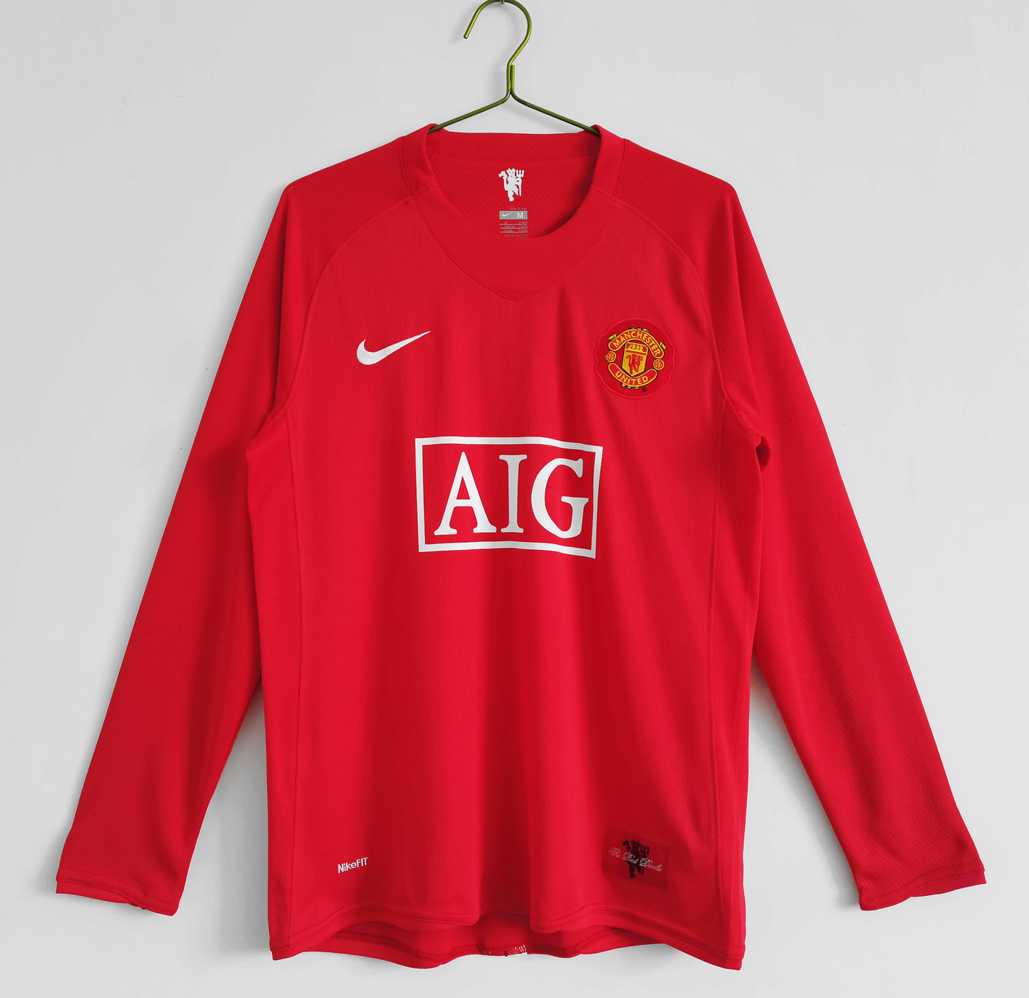 Manchester United 2007-2008 Home Long Sleeved