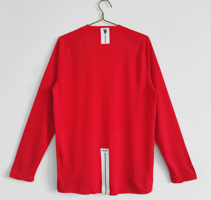 Manchester United 2007-2008 Home Long Sleeved